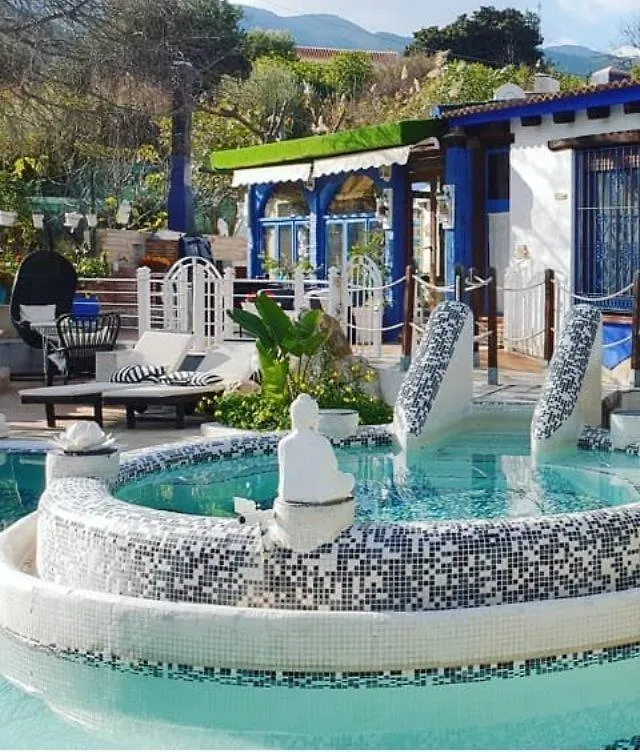Rustikal Modernes Haus La Casa Del Loto Villa Alora Holiday home